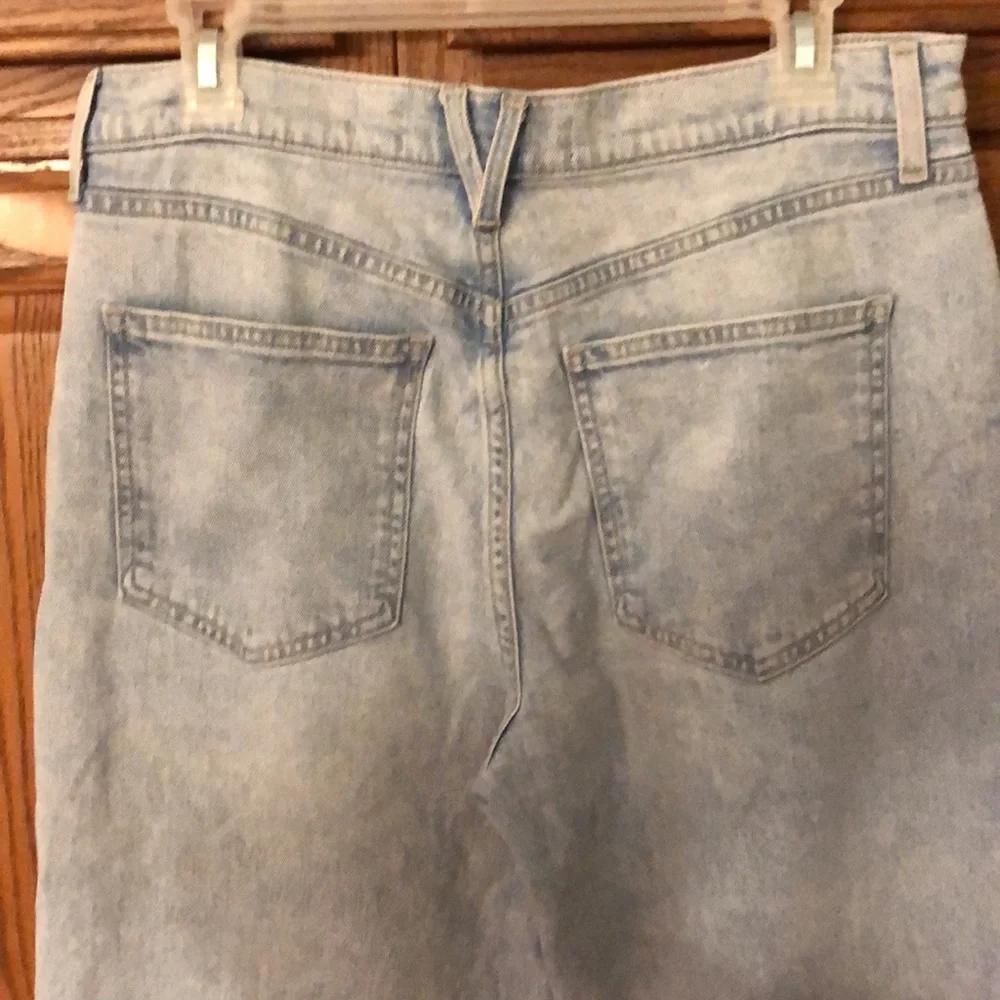 Veronica Beard Blake Classic Straight High Rise Glacier Blue Wash Jeans - Picture 7 of 15